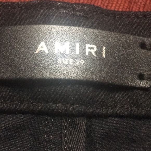 AMIRI  black THRASHER JEANS 29 @Poshmark - Picture 6 of 12